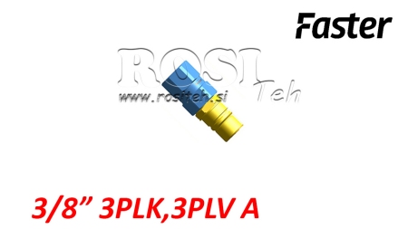 CONECTOR RÁPIDO MACHO PARA MULTI-FASTER 3/8 3PLK 3PLV A PARTE MÓVEL