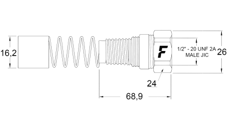 CONECTOR RÁPIDO FEMEA PARA MULTI-FASTER 1/4 PARTE FIXA