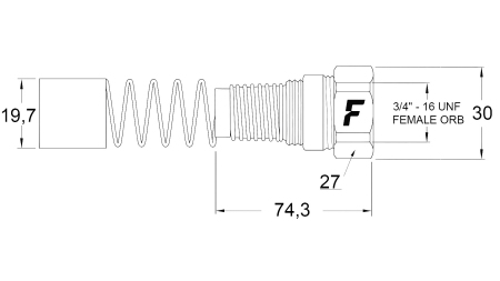 CONECTOR RÁPIDO FEMEA PARA MULTI-FASTER 3/8 PARTE FIXA