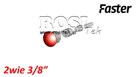 BOTÃO DE SEGURANÇA PARA MULTI-FASTER 3/8 2VIAS PARTE FIXA