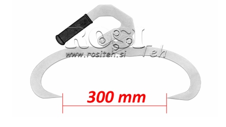 GARRA FLORESTAL MANUAL HD30 (300 MM) - GALVANIZADAS