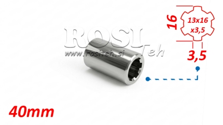 ADAPTADOR CARDÃ BUCHA 13x16x3,5 (6 ESTRIAS) (40 mm)