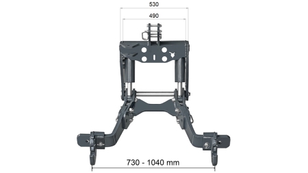 LEVANTE HIDRÁULICO FRONTAL UNIVERSAL FLEX CAT. 2 1500KG