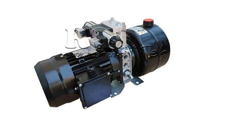 MINI HIDRAVLIČNI AGREGAT 380V AC (0,75 kW) 85 bar - 3,7 cc - 5,2 lit/min - tank 4 lit