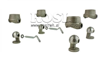 CONJUNTO DE SUPORTES PARA CAÇAMBA DE CAMINHÃO BASCULANTE FI85