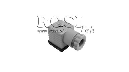 CONECTOR ELÉTRICO -CINZA-