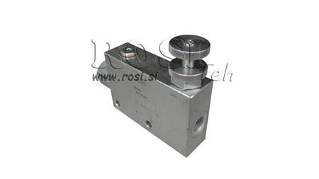 VÁLVULA DE PRIORIDADE VPR3 3/8 linha aberta