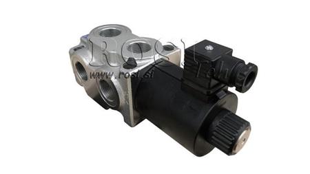 VÁLVULA 6 VÍAS 3/4 (6/2) 12V - 140lit