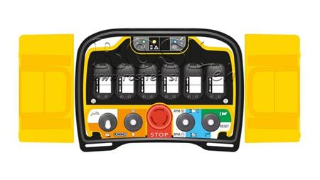 CONTROLE REMOTO POR RÁDIO - PROPORCIONAL - ZEUS2 M6 10019 Padrão