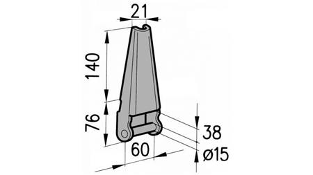 SUPORTE MASCULINO ESTENDIDO