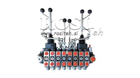 VÁLVULA HIDRÁULICA HIAB 8xPC70   2X JOYSTICK EURO 3 POS