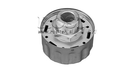 TAMPA DE METAL COM VENTILAÇÃO 1/2''