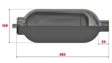 ACUMULADOR HIDRÁULICO 6 LIT - BSP 1