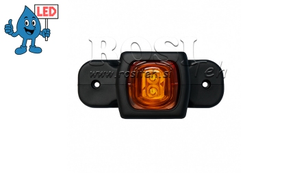 LUZ LATERAL LED PARA REBOQUES (QUADRADA) – BRANCO – LARANJA – VERMELHO