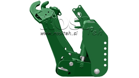 LEVANTE HIDRÁULICO FRONTAL UNIVERSAL CAT. 2 1500KG - VERDE (RAL 6001)