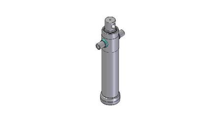 3025F -CILINDRO TELESCÓPICO PADRÃO/ORIFÍCIO 2 ESTÁGIOS DESLOCAMENTO 895 DIÂMETRO 95