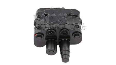 VÁLVULA DE CONTROLE HIDRÁULICO DLM-122/2 2xP80 L/min DETECÇÃO DE CARGA COM FUNÇÃO FLOTANTE