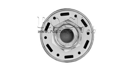 TAMPA DE METAL COM VENTILAÇÃO 1/2''