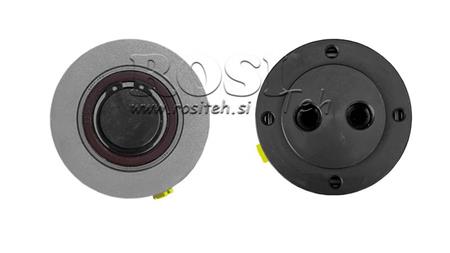 CONECTOR ROTATÓRIO HIDRÁULICO 2VIAS IH2037-GY6LS 3/8 30lit/min 350rpm 350BAR