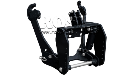 LEVANTE HIDRÁULICO FRONTAL UNIVERSAL CAT. 2 1500KG PRETO (RAL 9005)