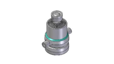 6017S -CILINDRO TELESCÓPICO PADRÃO/BOLA 6 ESTÁGIOS CURSO 985 DIÂMETRO 170