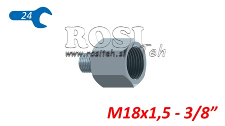 HIDRAVLIČNI ADAPTER MOŠKI-ŽENSKI 18x1,5 - 3/8