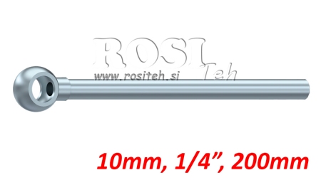 MANGUEIRA METÁLICA BANJO 10mm 1/4 200mm