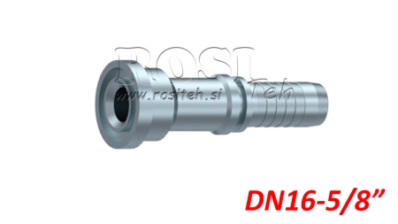 CONEXÃO HIDRÁULICA KOMATSU RETA DN16MM-FLANJADA5/8