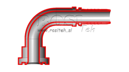 HIDRAVLIČNI PRIKLJUČEK KOMATSU KOLENO 90° DN16mm-PRIROBNICA5/8