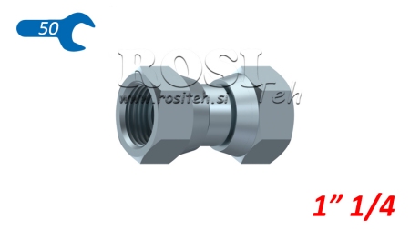 HIDRAVLIČNI DVOVIJAČNIK DVOJNA VRTLJIVA MATICA BSP 1 1/4