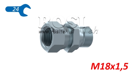 HIDRAVLIČNI DVOVIJAČNIK VRTLJIVA MATICA M18x1,5