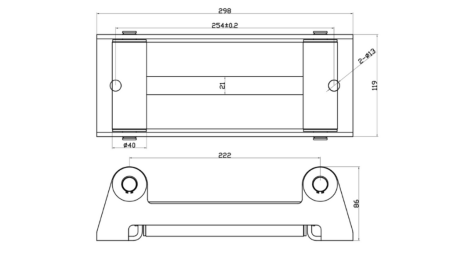 12 V GUINCHO ELÉTRICO RS-12000 - 5440 kg - CORDA SINTÉTICA - ECO