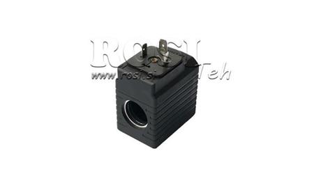 COIL ELETROMAGNÉTICA 12V DC - YE45 - fi 19.2mm-50mm 30W IP65