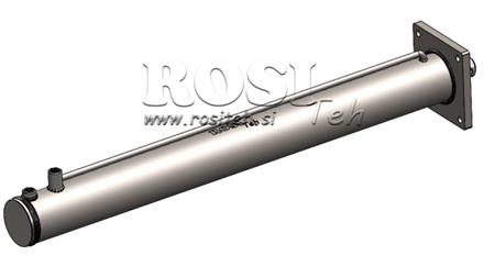 CILINDRO HIDRÁULICO PARA RACHADOR DE LENHA COM PLACA DE MONTAGEM100/60-1050 - LIGAÇÃO SUPERIOR