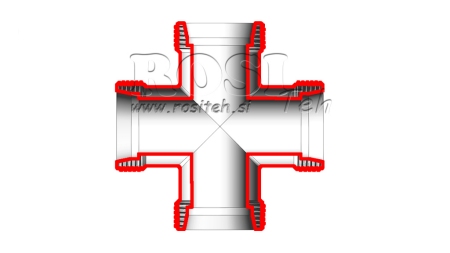 HIDRAVLIČNI KRIŽNI PRIKLJUČEK L-12 MOŠKI M18x1,5
