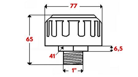 TAMPA DE METAL COM VENTILAÇÃO 3/4''