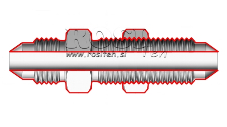 HIDRAVLIČNI PREGRADNI DVOVIJAČNIK JIC74° 7/8-14 UNF