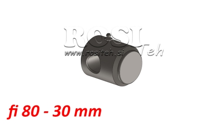 FUNDO DE CILINDRO HIDRÁULICO COM FURO DE FIXAÇÃO 