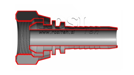 CONEXÃO HIDRÁULICA BSP FÊMEA DN10-1/2