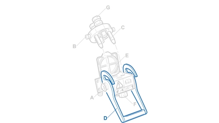 ALAVANCA PARA MULTI-FASTER 2VIAS 3/8 PARTE FIXA