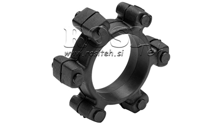 ACOPLAMENTO EM ESTRELA PARA INSERTO DE BORRACHA ND43-ND44 (104mm)