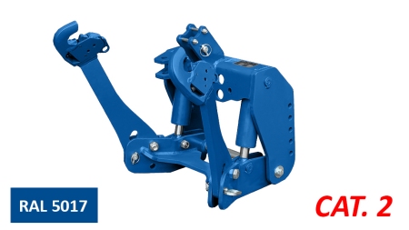 LEVANTE HIDRÁULICO FRONTAL UNIVERSAL CAT. 2 1500KG - AZUL (RAL 5017)