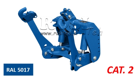 LEVANTE HIDRÁULICO FRONTAL UNIVERSAL CAT. 2 1500KG - AZUL (RAL 5017)