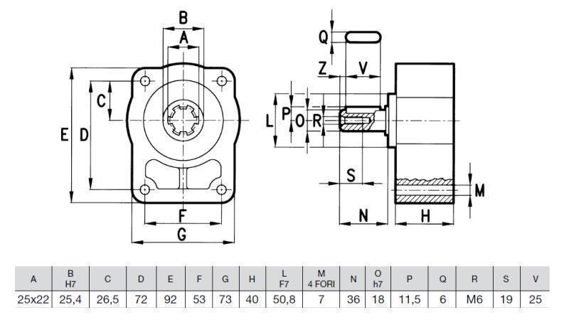 FLANGE DE ROLAMENTO PARA BOMBA grupo 1