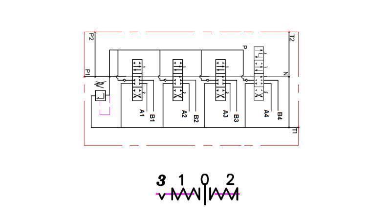 DIAGRAMA DE FIOS 4xP40 FLOTANTE