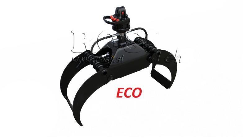 GARRA FLORESTAL LG510 kg ECO - 1030 mm ROTATÓRIA 1000/500 KG COM EIXO