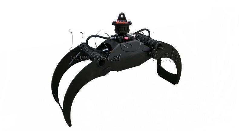 GOZDARSKA KLEŠČA LG1500 kg - 1320 mm ROTATOR 3000/1500 KG S PRIROBNICO