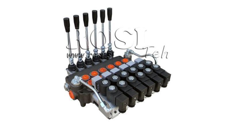 VÁLVULA HIDRÁULICA 6xP80 - EO 12V