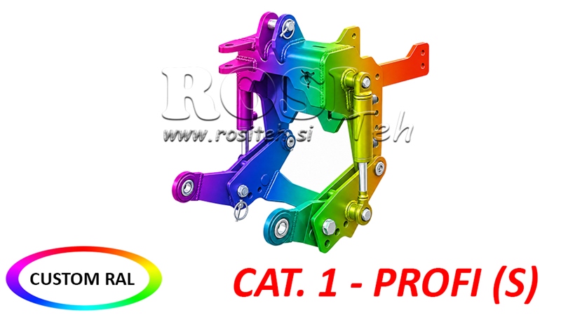 LEVANTE HIDRÁULICO FRONTAL UNIVERSAL CAT. 1 - PROFI STANDARD 800 KG (RAL À SUA ESCOLHA)