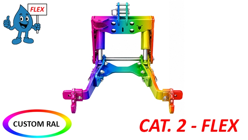 LEVANTE HIDRÁULICO FRONTAL UNIVERSAL CAT. 2 - FLEX 1500 KG (RAL À SUA ESCOLHA)